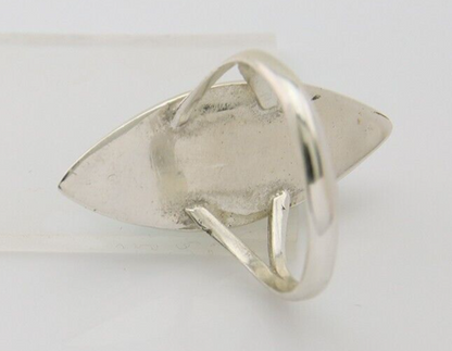 Navajo Ring 925 Silver Turquoise Shell Onyx Spiney Oyster Native Artist C80's