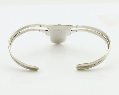 Navajo Bracelet 925 Silver Kingman Turquoise Artist Native American C.80's