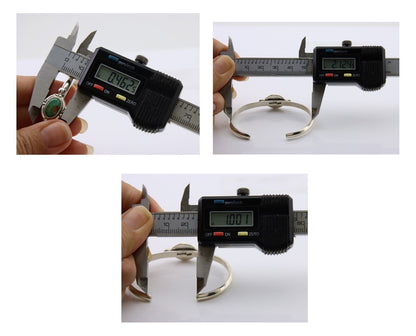 Navajo Bracelet 925 Silver Natural Turquoise Native American Artist C.80's