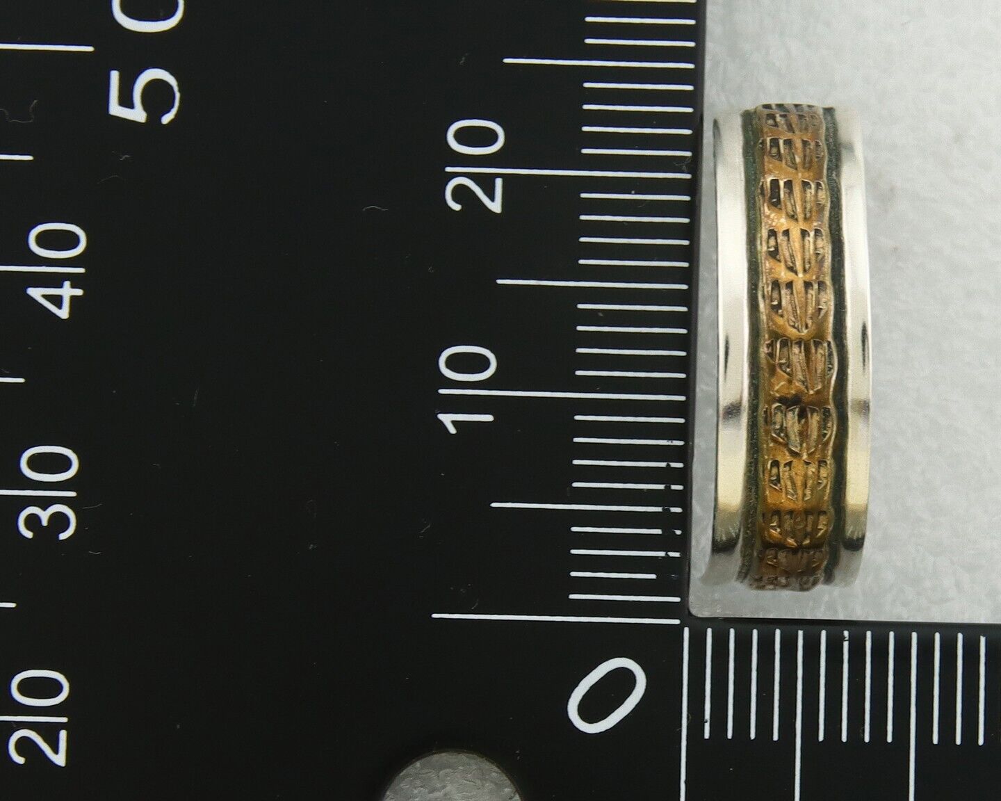 Navajo Hoop Earrings 925 Silver & Gold Artist Signed Randall Endito C.80's