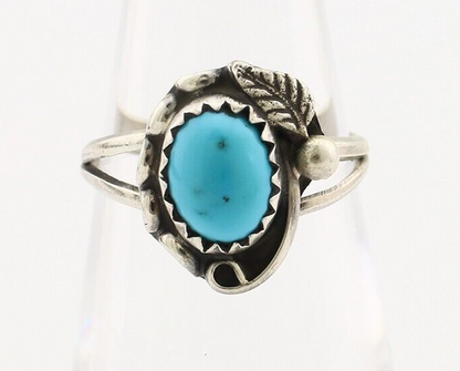 Navajo Ring 925 Silver Turquoise Artist Signed SkyStone Creations C.80's