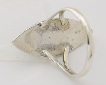 Navajo Ring 925 Silver Turquoise Shell Onyx Spiney Oyster Native Artist C80's