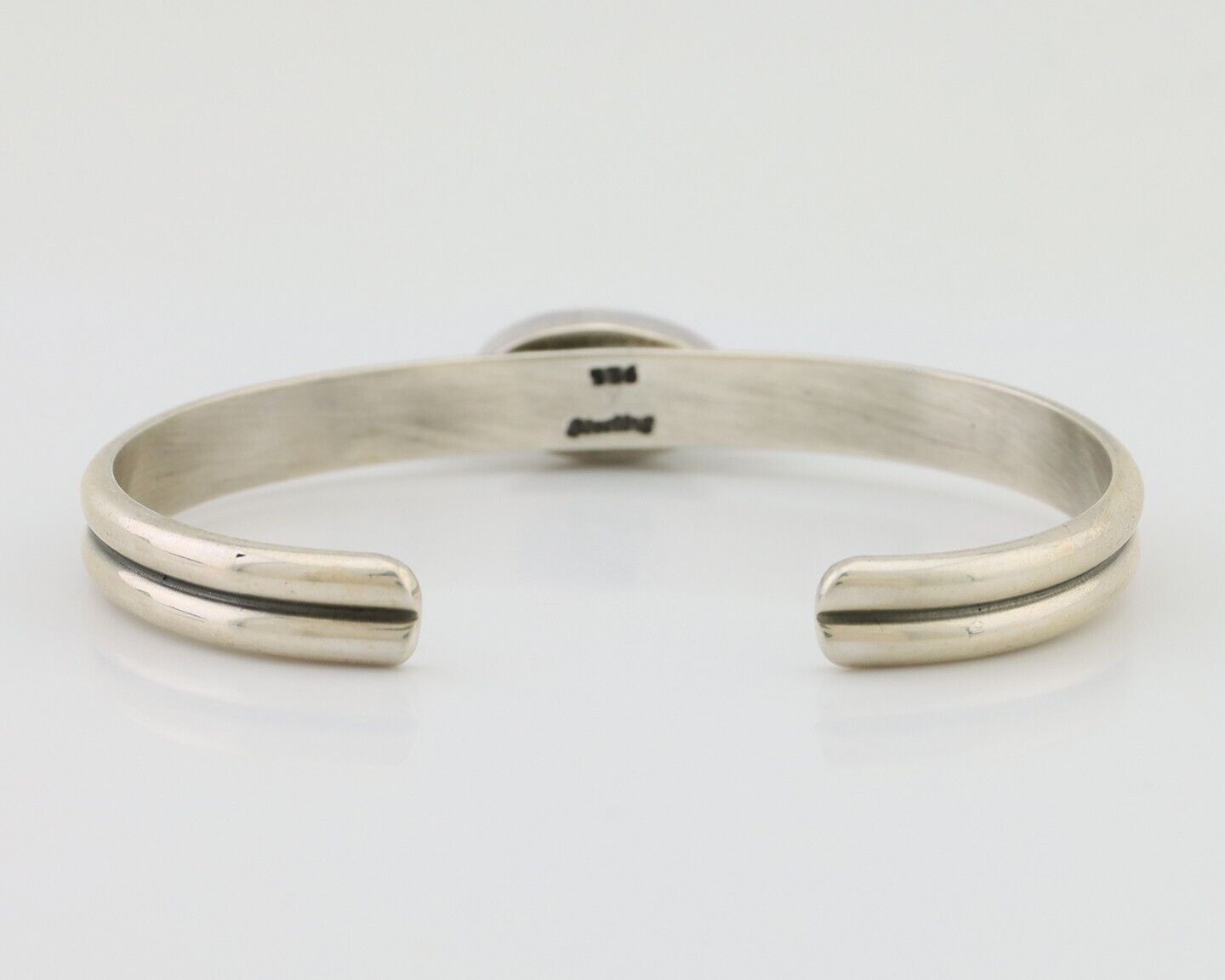 Navajo Cuff Bracelet 925 Silver Natural Blue Turquoise Native American C.80's