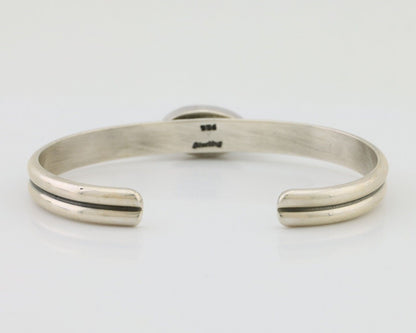 Navajo Cuff Bracelet 925 Silver Natural Blue Turquoise Native American C.80's