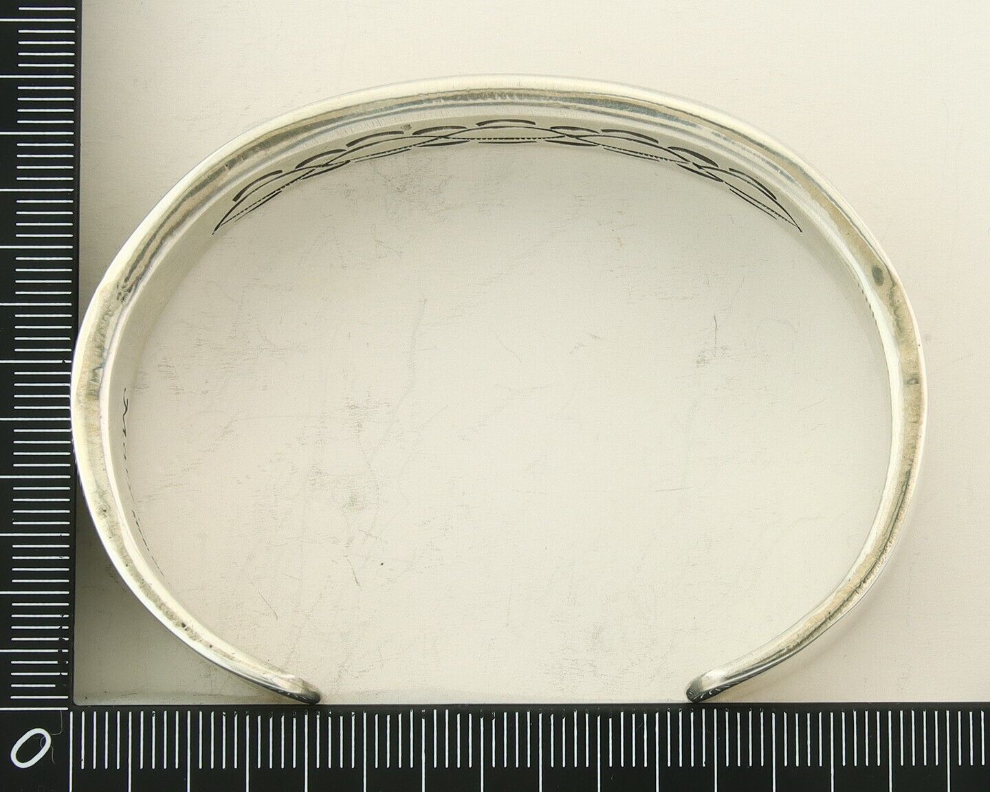 Navajo Bracelet Gold & 925 Silver Handmade 16.5 mm Wide Signed Mary & Ken Bill