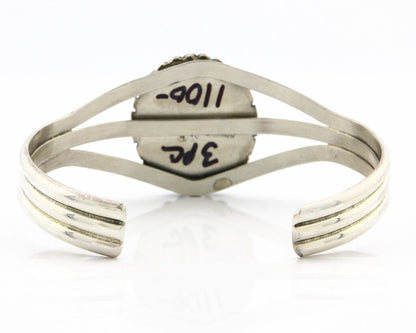 Navajo Bracelet .925 Silver Turquoise Mountain Signed NE C.80's