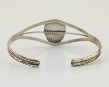 Navajo Paw Bracelet 925 Silver Blue Turquoise Native American Artist C.80's