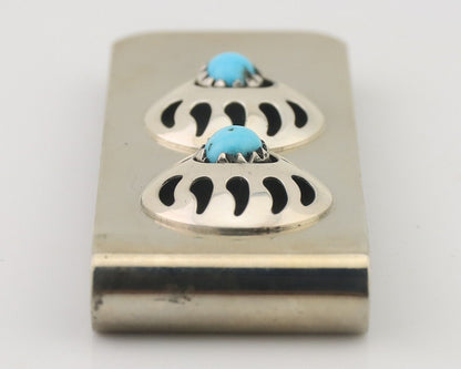 Navajo Claw Money Clip Handmade .925 Silver & .999 Nickle Native Artist C.80's