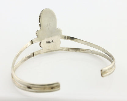 Navajo Bracelet 925 Silver Kingman Turquoise Artist Native American C.80's