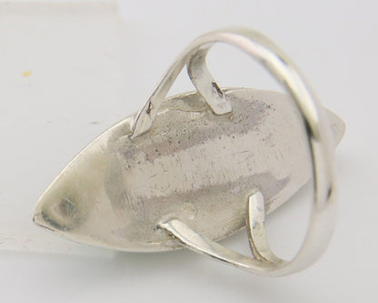 Navajo Ring 925 Silver Turquoise Shell Onyx Spiney Oyster Native Artist C.80's