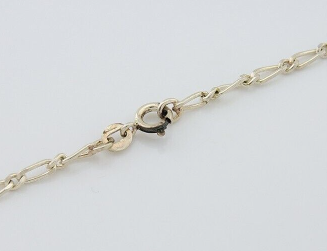 Navajo Necklace 925 Silver Blue Turquoise Artist Signed Fred Guerro C.80's