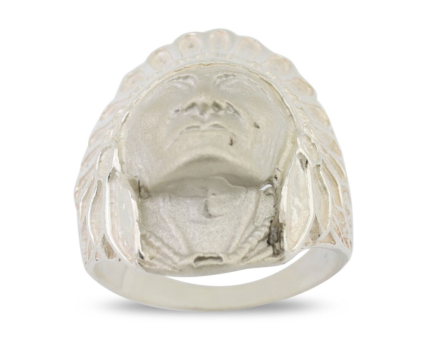 Indian Chief Ring 925 Sterling Silver SOLID CAST 925 STERLING SILVER Size 9.75