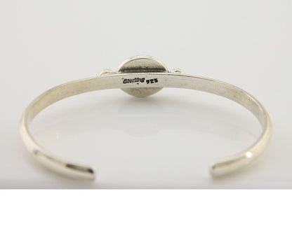 Navajo Kingman Turquoise Bracelet 925 Silver Artist Native American C.80's