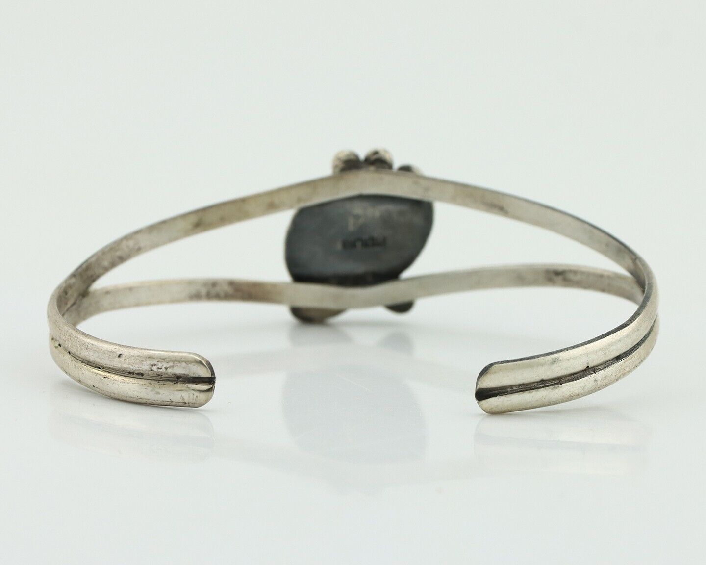 Navajo Slave Bracelet 925 Silver Natural SB Turquoise Native American C.80's
