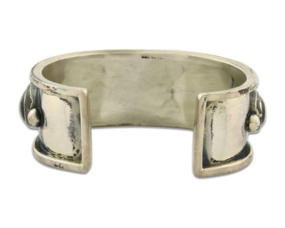 Vintage Navajo Bracelet 925 Silver Onyx Traditional Handmade Native American