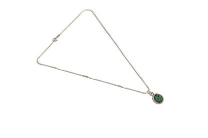 Navajo Necklace 925 Silver Natural Turquoise Artist Signed G Yazzie C.80's