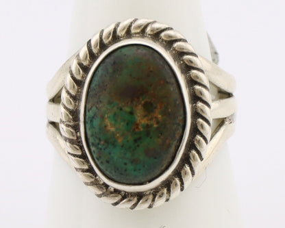 Navajo Ring 925 Silver Arizona Turquoise Native American Artist C.80's