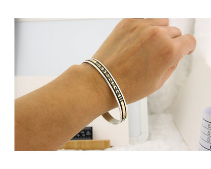 Navajo Bracelet 925 Silver & 12k Yellow Gold Plated Signed Thomas Singer C.80's