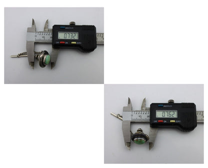 Navajo Tie Tack 925 Silver Natural Mined Turquoise Native American Artist C.80's