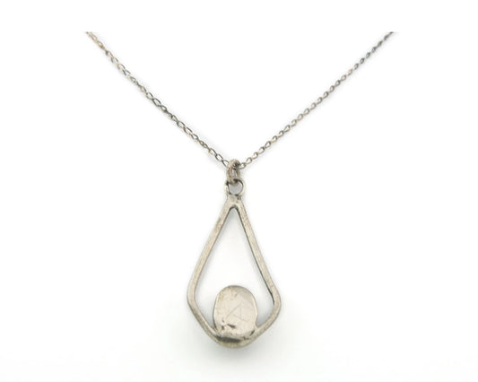 Navajo Necklace Sterling Silver Natural Blue Turquoise Vintage