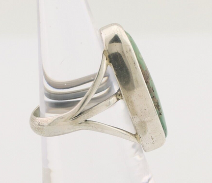 Navajo Ring 925 Silver Royston Turquoise Native American Artist C.80's