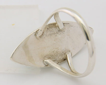 Navajo Ring 925 Silver Turquoise Shell Onyx Spiney Oyster Native Artist C80's