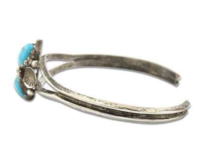 Vintage Navajo Bracelet 925 Silver Turquoise Handmade Authentic Native Artist