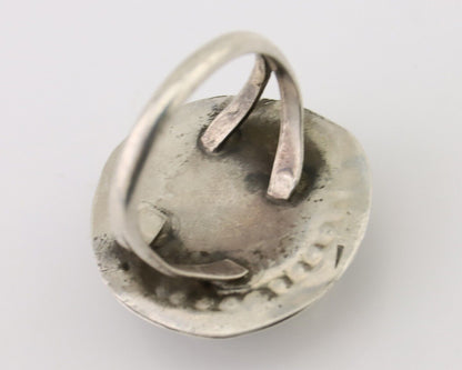 Navajo Handmade Ring 925 Silver Turquoise Native American Artist C.80's