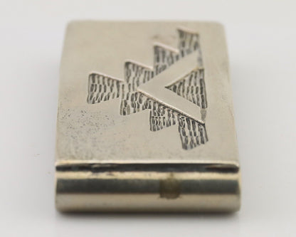 Navajo Money Clip Handmade .925 Silver & .999 Nickle C.80's