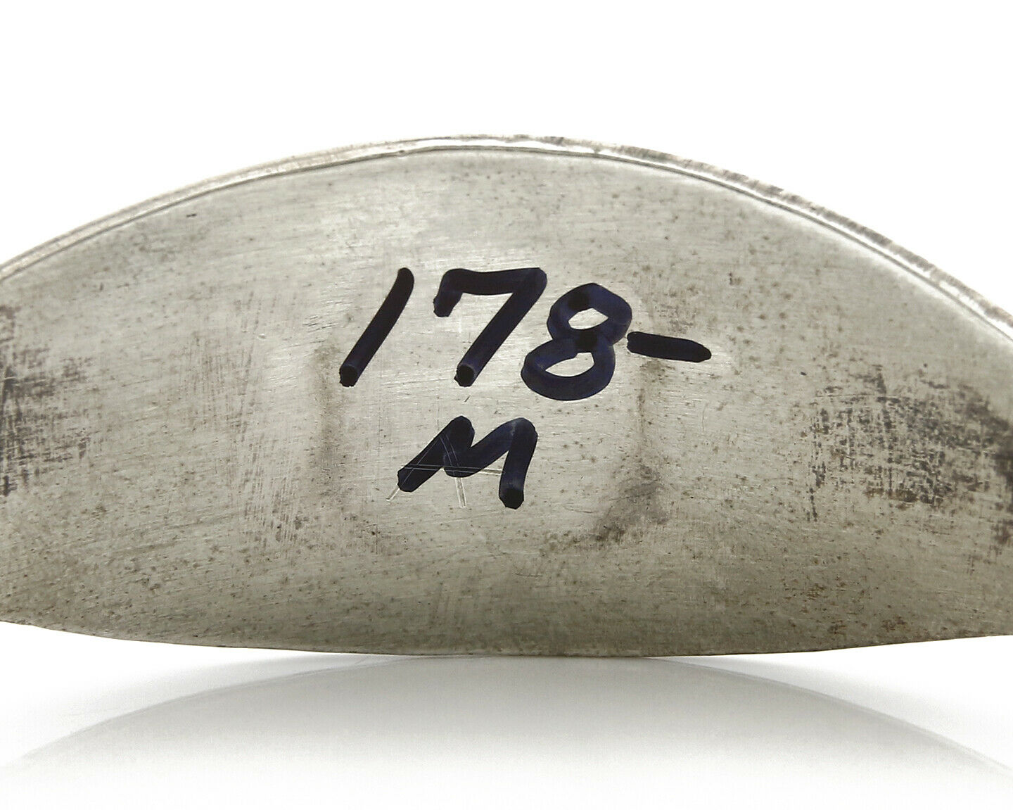 Navajo Cuff Bracelet .925 Silver Onyx Native American C.80's