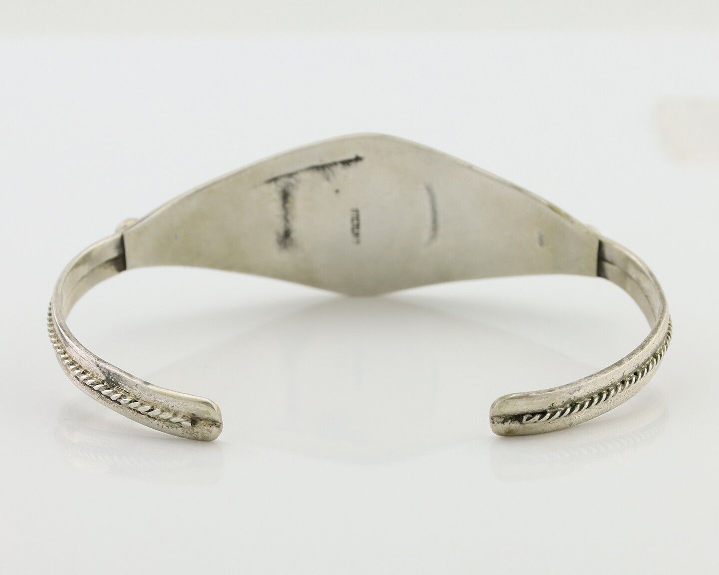 Navajo Handmade Bracelet 925 Silver Arizona Turquoise Native American C.80's