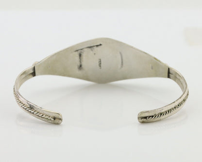 Navajo Handmade Bracelet 925 Silver Arizona Turquoise Native American C.80's