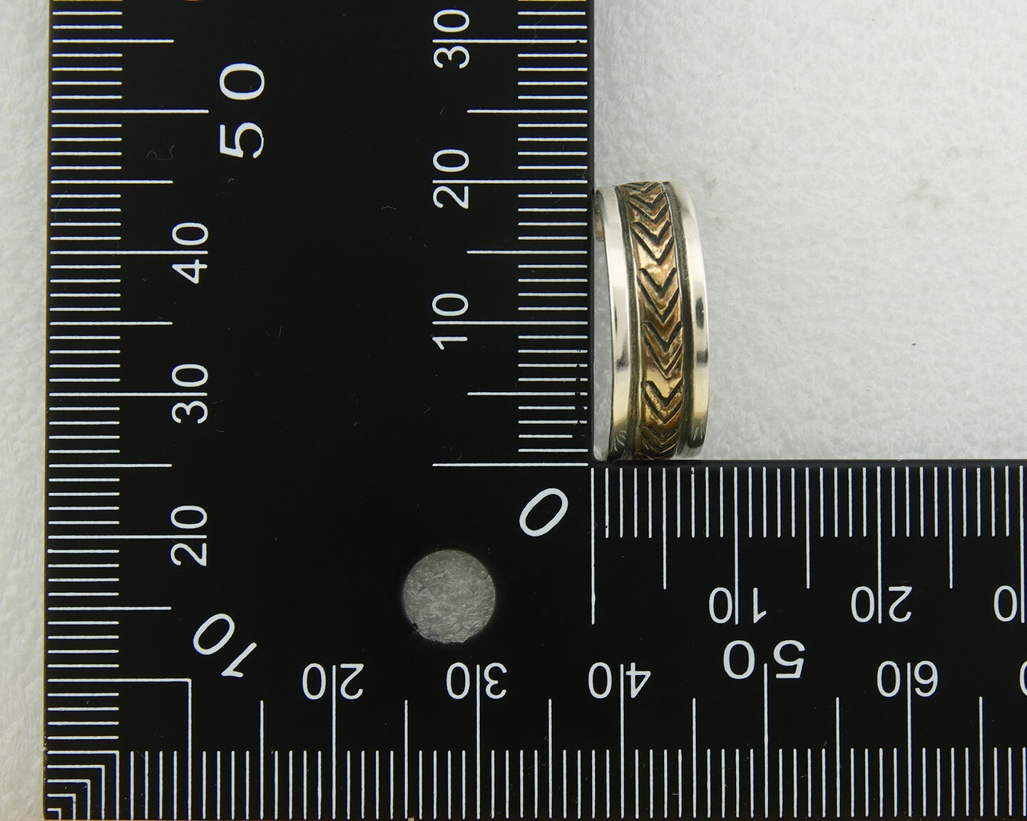 Navajo Hoop Earrings 925 Silver & Gold Artist Signed Randall Endito C.80's