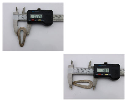 Navajo Earrings 925 Silver Sleeping Beauty Turquoise Native Artist C.80s