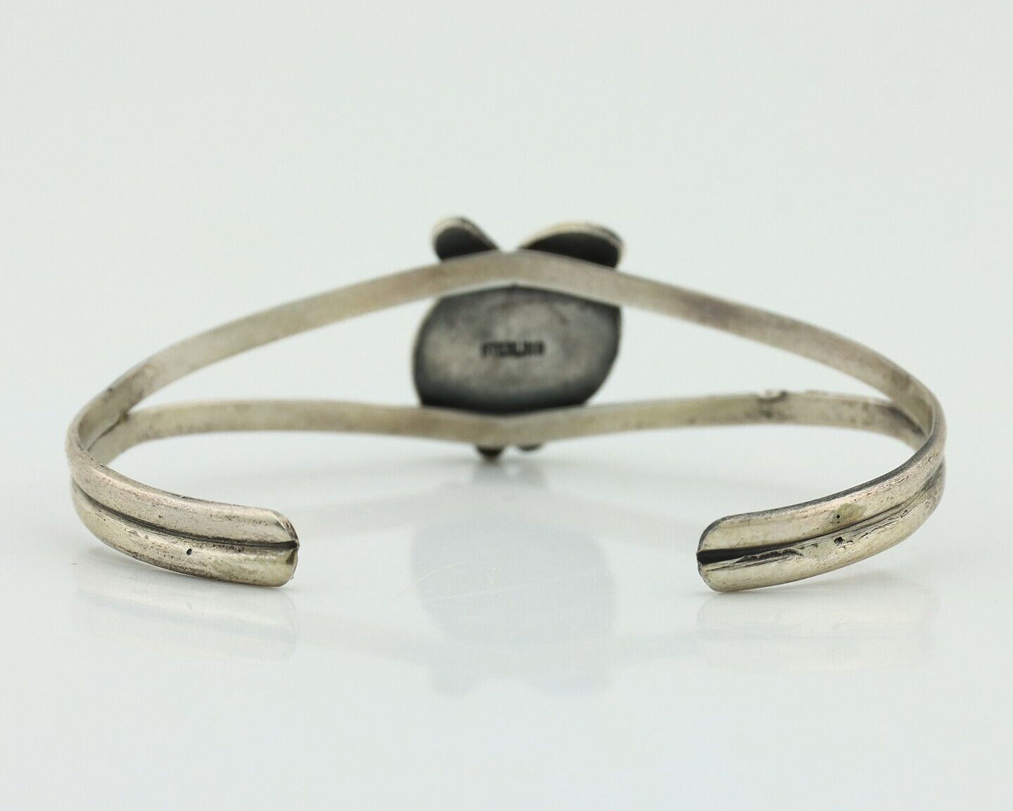 Navajo Slave Bracelet 925 Silver Natural SB Turquoise Native American C.80's