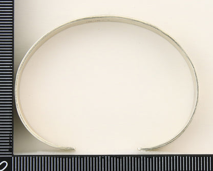 Hopi Bracelet 925 Silver Handmade Artist Signed Half Sun C.80's