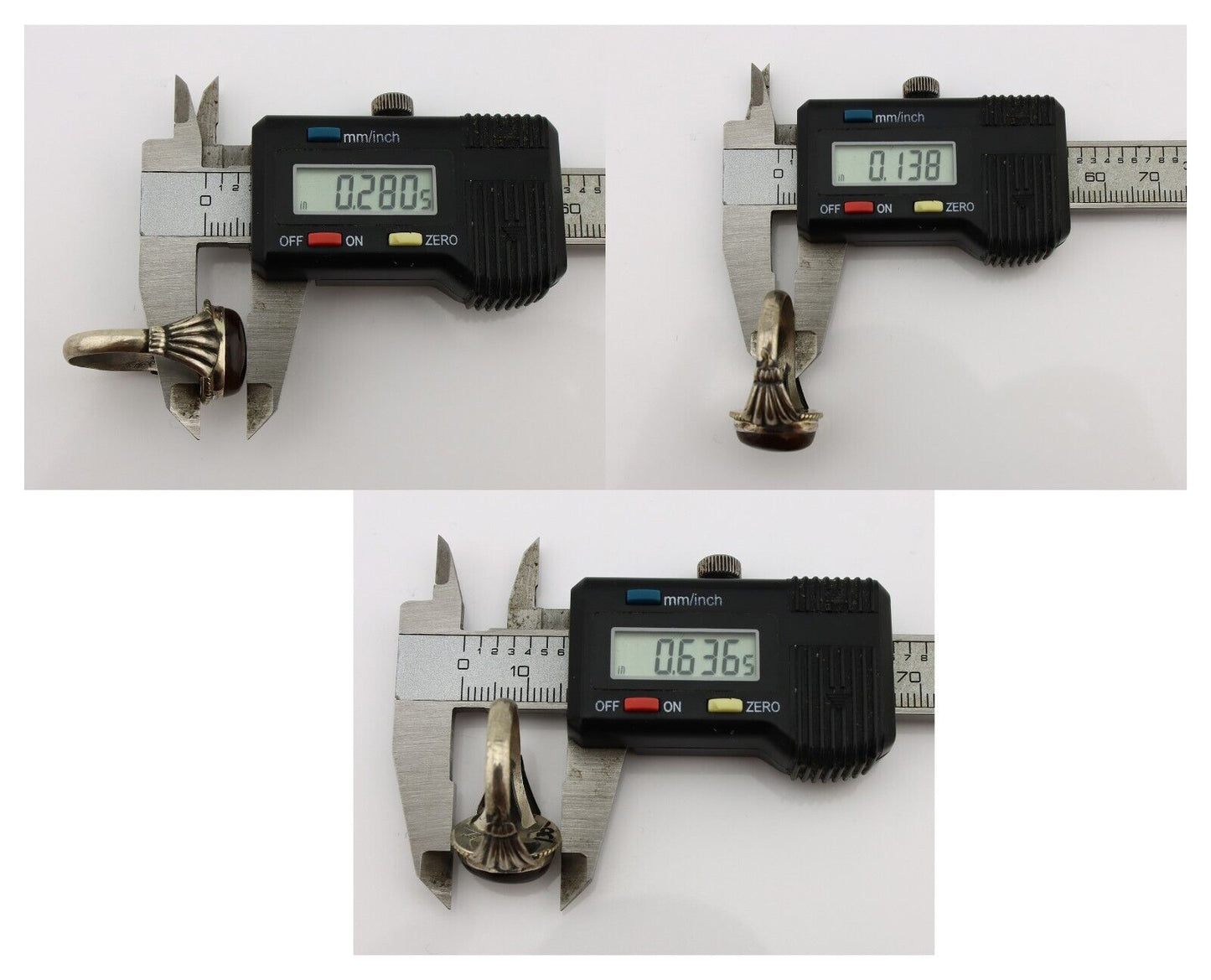 Navajo Handmade Ring 925 Silver Natural High Grade Fire Opal Native Artist C.80s