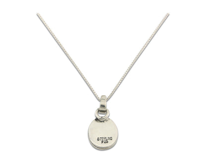 Navajo Sterling Silver Necklace Authentic Tiger Eye Sapphire Vintage Handmade