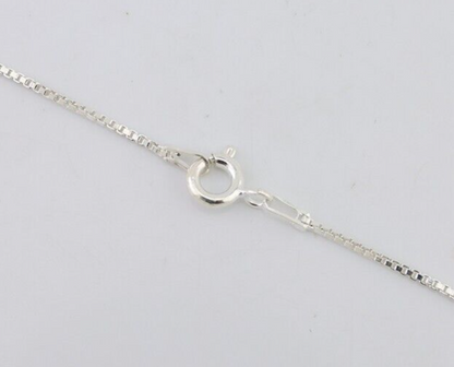 Navajo Handmade Necklace 925 Silver Fire Opal Artist Signed Sunburst C.80's