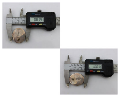 Navajo Hand Stamped Earrings 925 Silver Natural Turquoise Signed M Begay C.80s