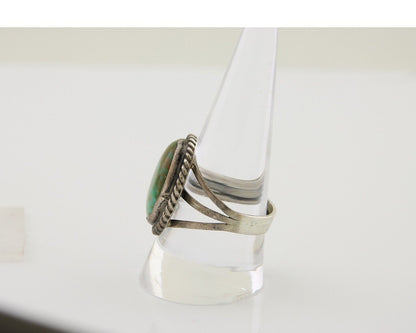 Navajo Handmade Ring 925 Silver Turquoise Native American Artist C.80's