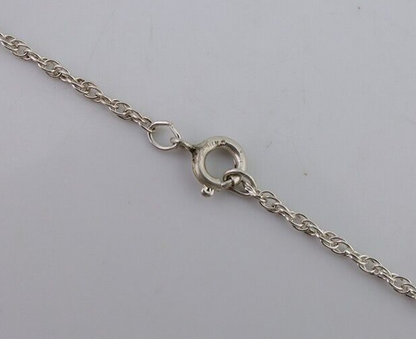 Navajo Turquoise Handmade Necklace 925 Silver Artist Signed PM C.80s