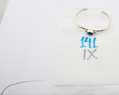 Navajo Cuff Bracelet Sterling Silver Natural Mined MOP Native Artist