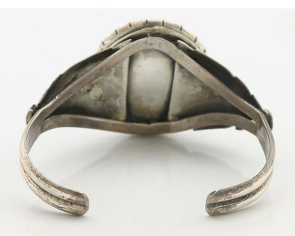 Navajo Bracelet 925 Silver Mine 8 Turquoise Native American Artist C.80's