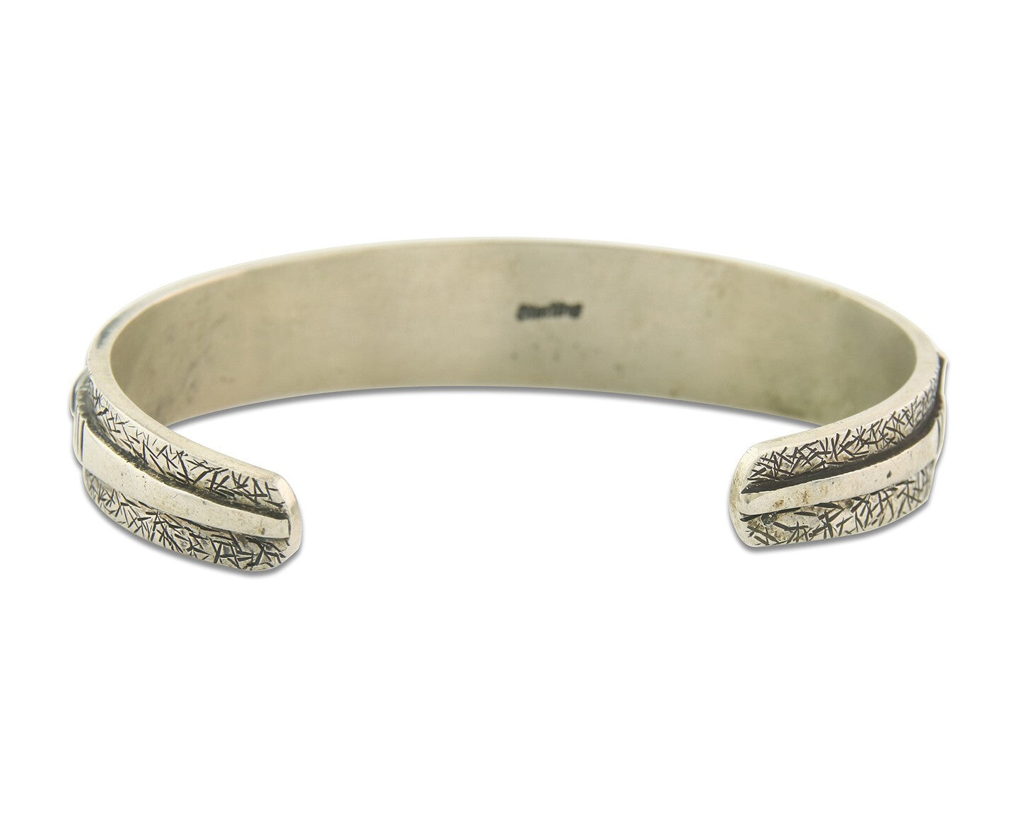 Vintage Navajo Bracelet 925 Silver Handmade Authentic Gemstone Kokopelli