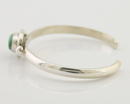 Navajo Kingman Turquoise Bracelet 925 Silver Artist Native American C.80's