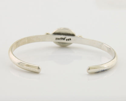 Navajo Kingman Turquoise Bracelet 925 Silver Artist Native American C.80's