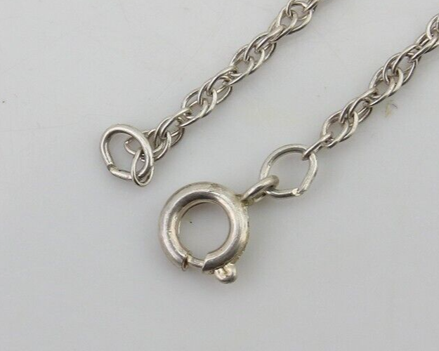 Navajo Turquoise Handmade Necklace 925 Silver Artist Signed Artist PM C.80's