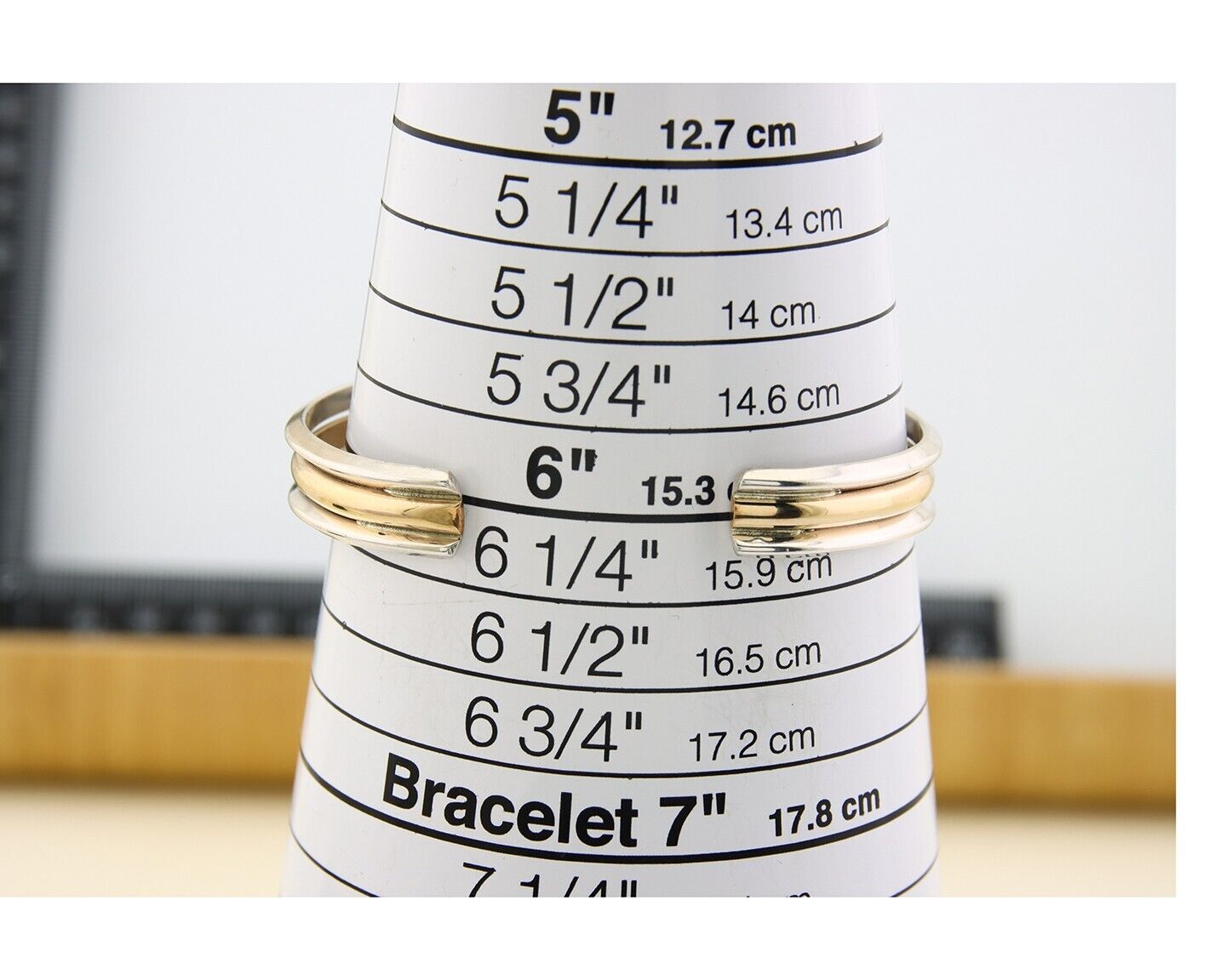 Navajo Bracelet 925 Silver & 12K Gold Cuff Artist Signed TAHE C.80's