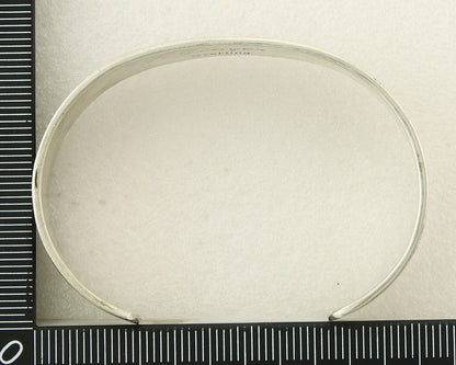 Mens's Navajo Bracelet 925 Silver Artist Signed Thomas Singer Cuff Made 1980's